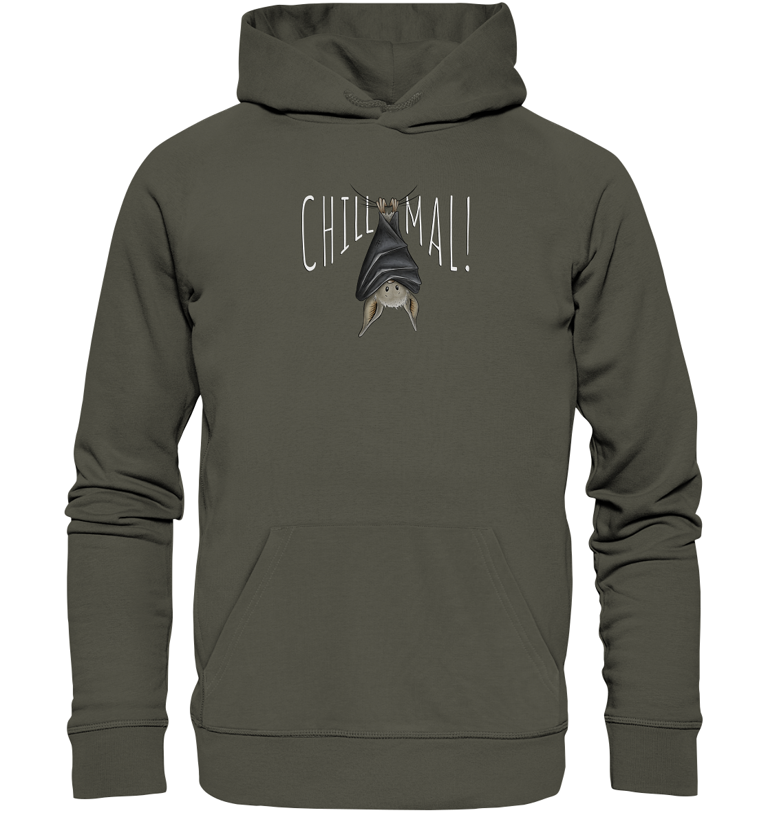 Chill Mal gemütliche Fledermaus - Organic Hoodie