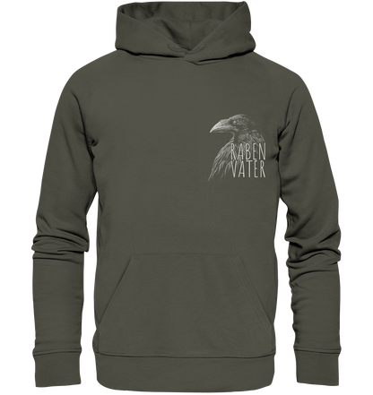 Rabenvater schwarzer Rabe Krähe - Organic Hoodie