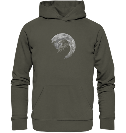 Vollmond-Rabe - Organic Hoodie