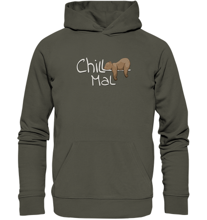 Chill Mal schläfriger Braunbär - Organic Hoodie