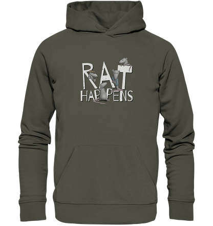 Rat Happens Ratten - Organic Hoodie