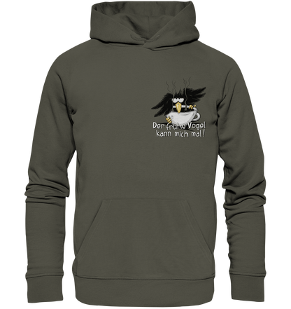 Der frühe Vogel kann mich mal | Kaffee Rabe - Organic Hoodie
