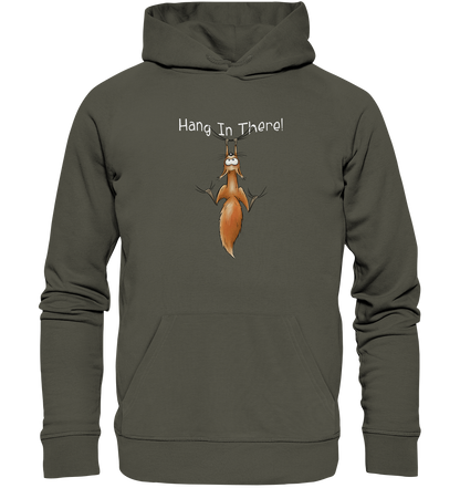 Hang In There | Lässiges Eichhörnchen - Organic Hoodie
