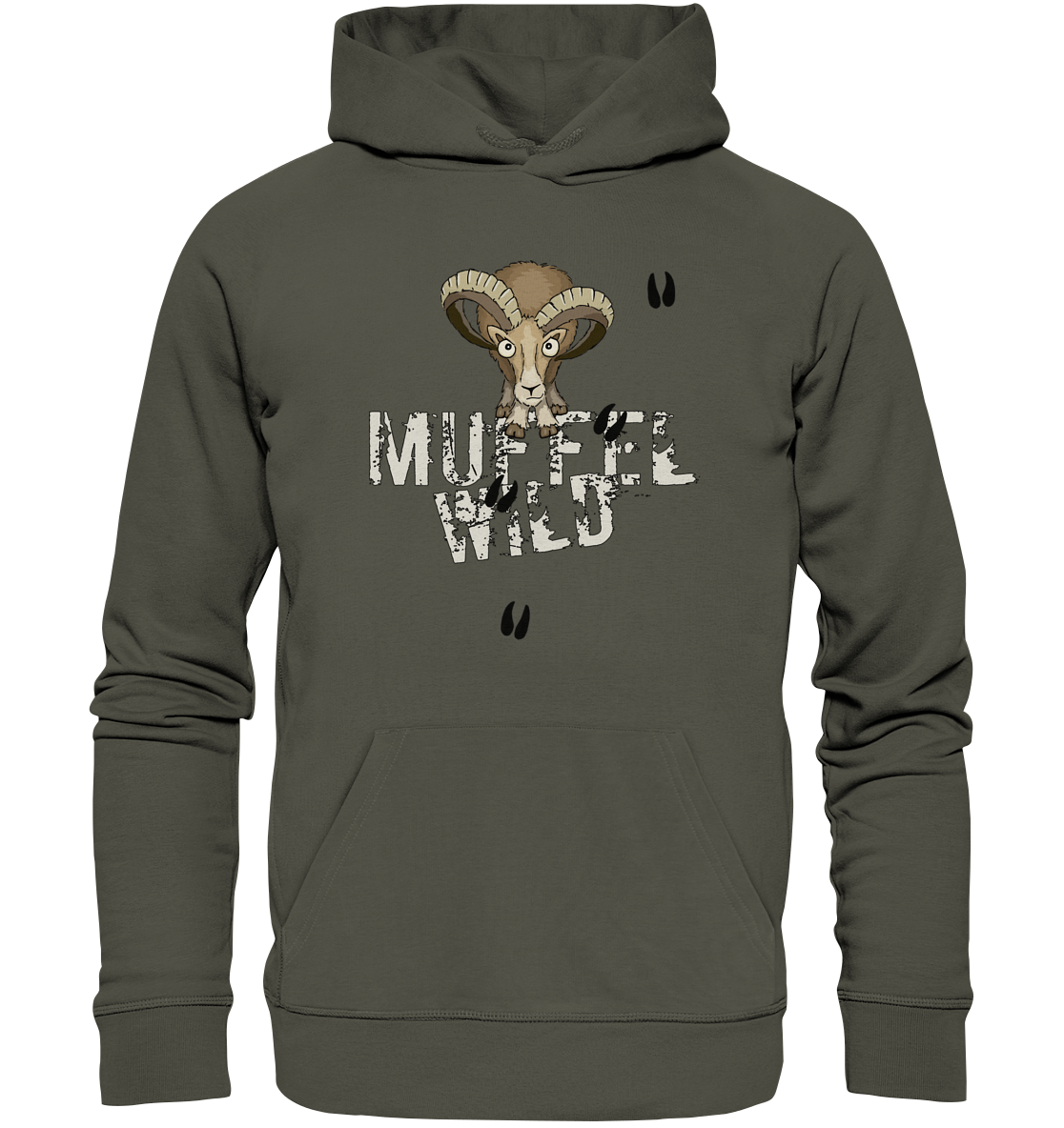 Muffel Wild Mufflon - Organic Hoodie