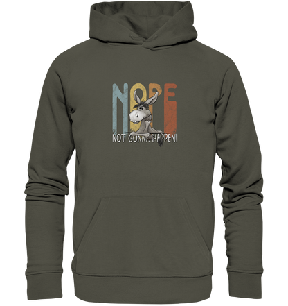 Nope | bockiger Esel - Organic Hoodie