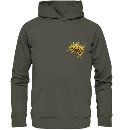 Lässige kleine Honig-Biene - Organic Hoodie