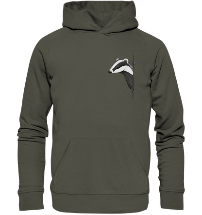 Lässiger Dachs Meister Grimbart - Organic Hoodie