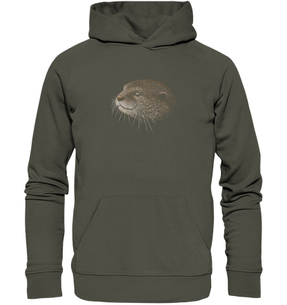 Otter Bleistift Zeichnung KritzelKunst - Organic Hoodie
