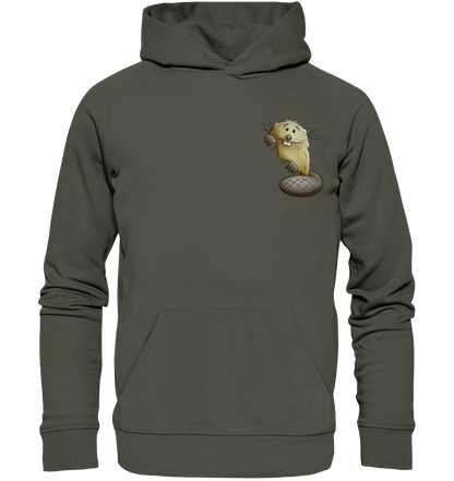Lustiger frecher Biber - Organic Hoodie