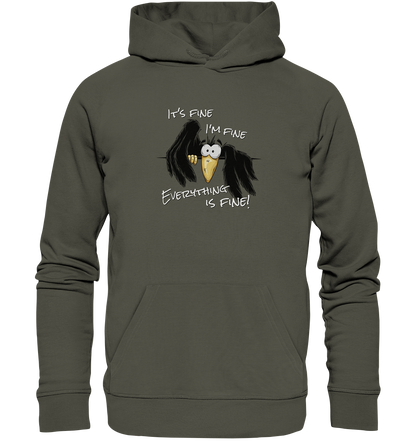 I’m Fine Rabe | Alles Gut Krähe - Organic Hoodie