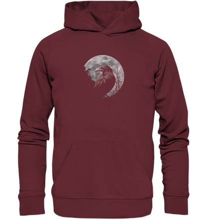 Vollmond-Rabe - Organic Hoodie