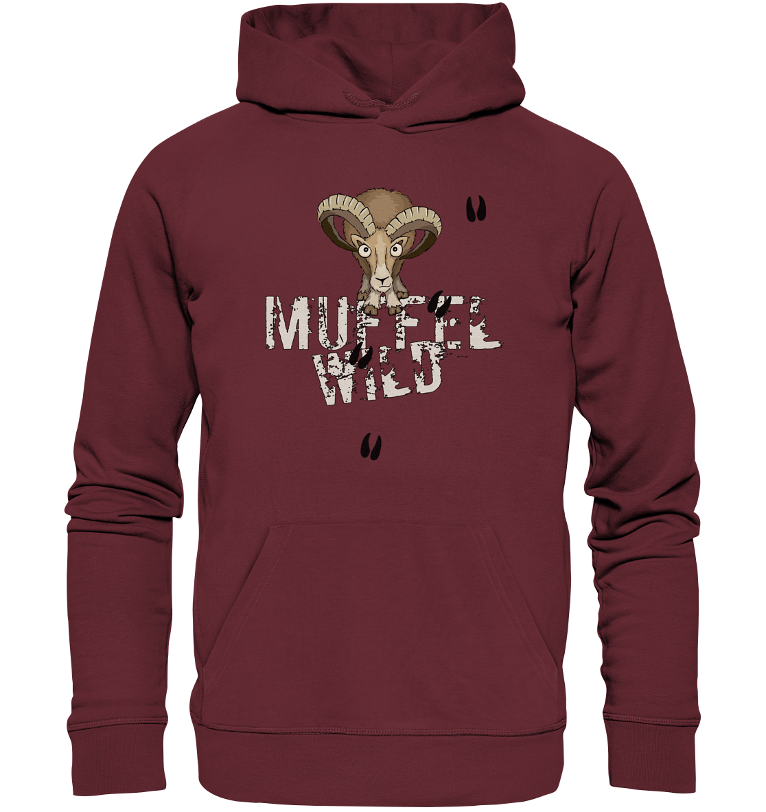 Muffel Wild Mufflon - Organic Hoodie
