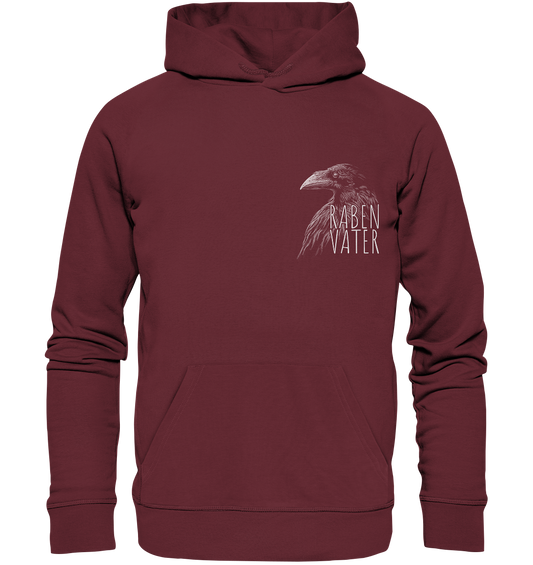 Rabenvater schwarzer Rabe Krähe - Organic Hoodie