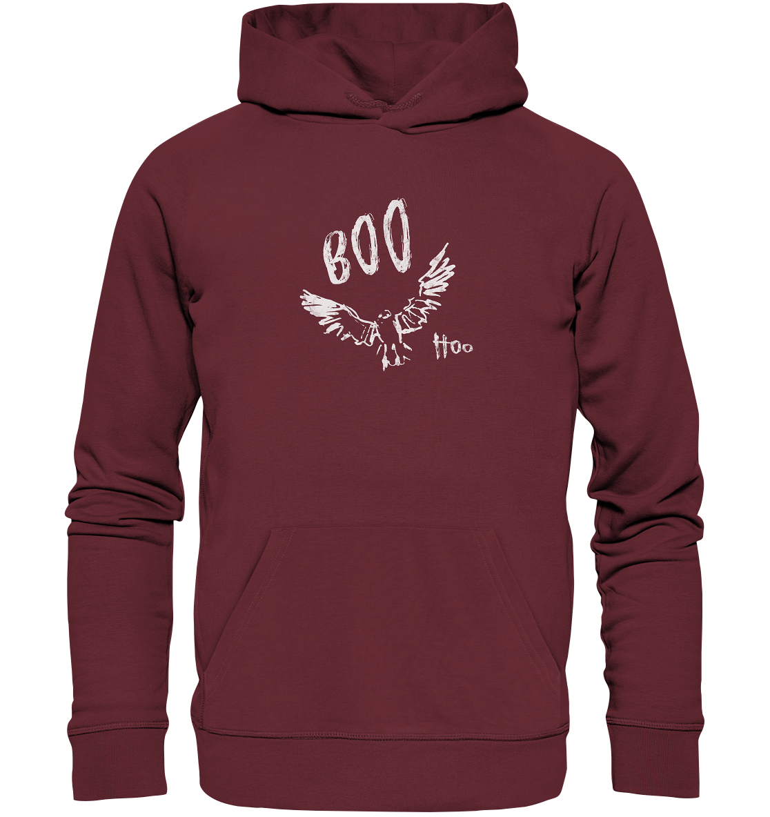 Boo Hoo! Fliegende Eule  - Organic Hoodie