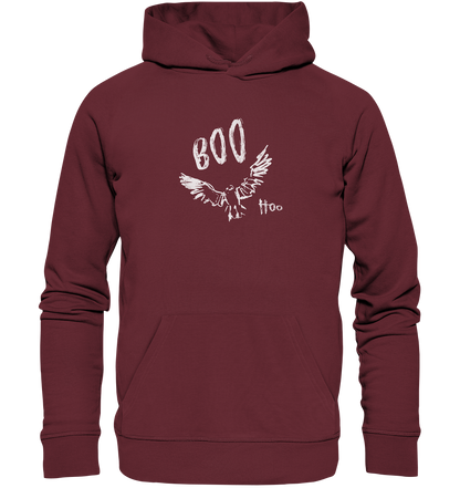 Boo Hoo! Fliegende Eule  - Organic Hoodie