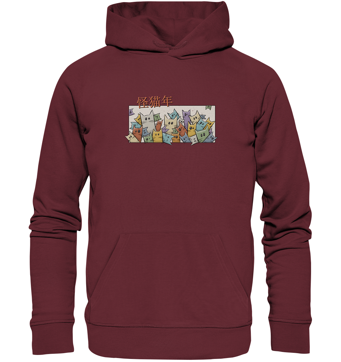 Chinesisches Jahr der Katzen - Organic Hoodie