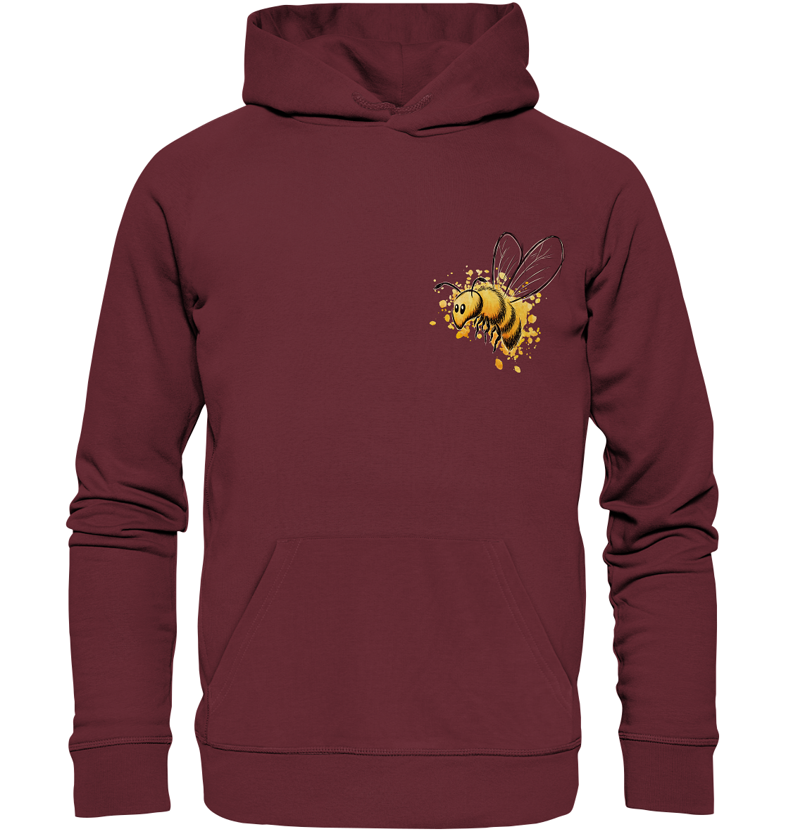 Lässige kleine Honig-Biene - Organic Hoodie
