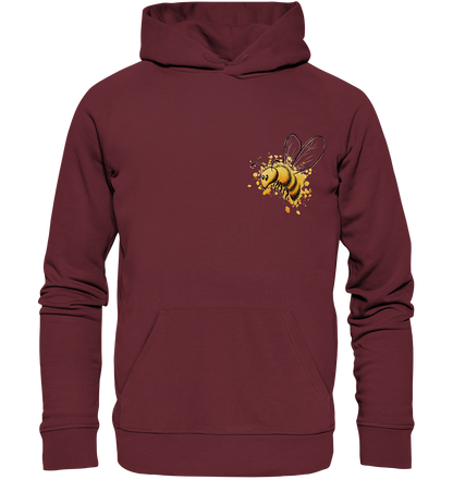 Lässige kleine Honig-Biene - Organic Hoodie