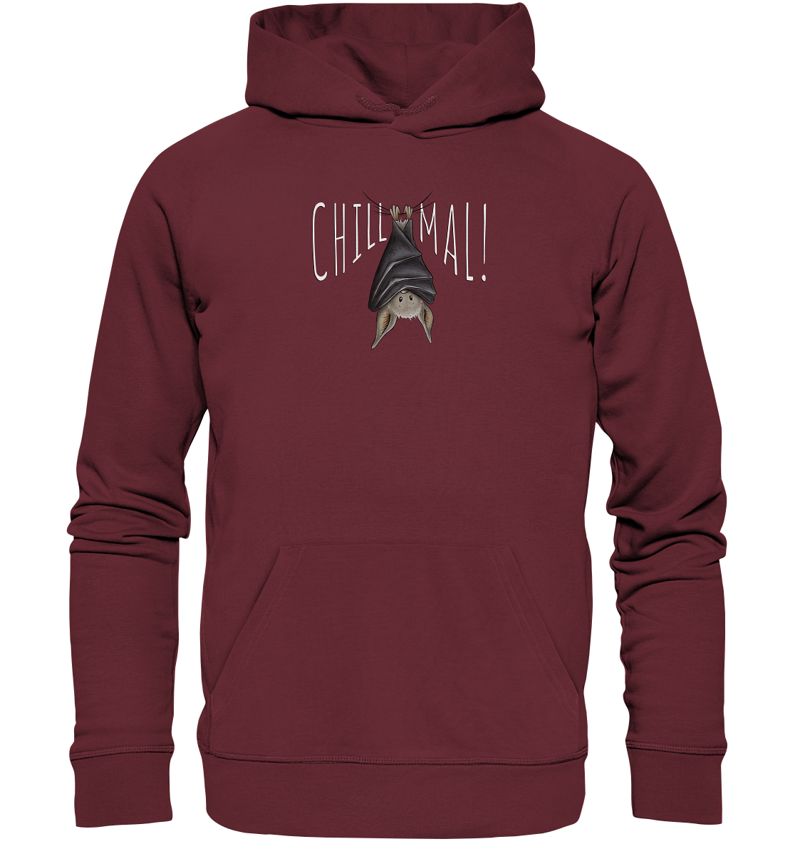 Chill Mal gemütliche Fledermaus - Organic Hoodie