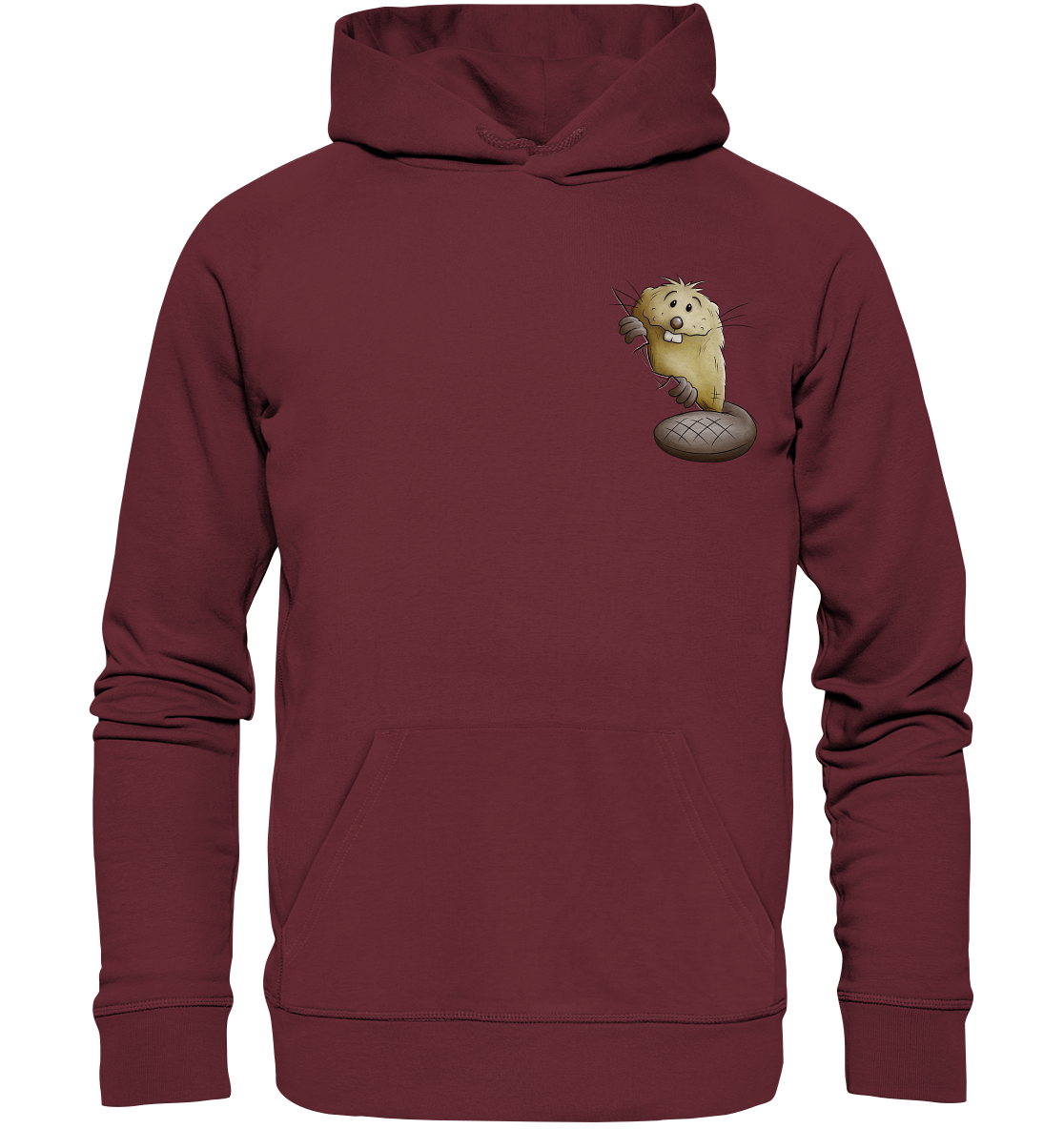 Lustiger frecher Biber - Organic Hoodie