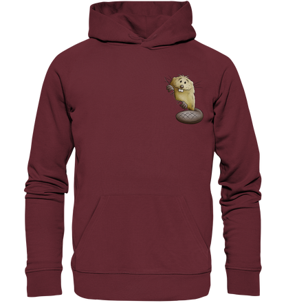 Lustiger frecher Biber - Organic Hoodie