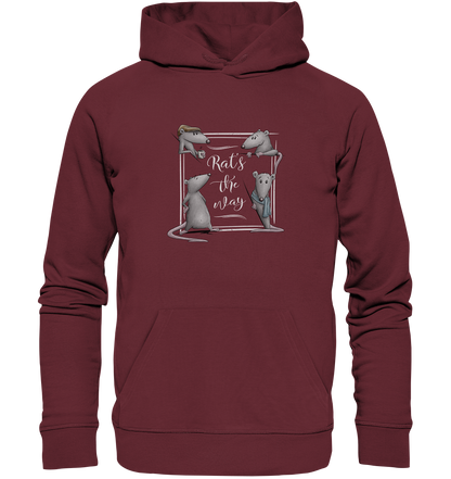 Rat’s The Way Kaffeehaus Ratten - Organic Hoodie