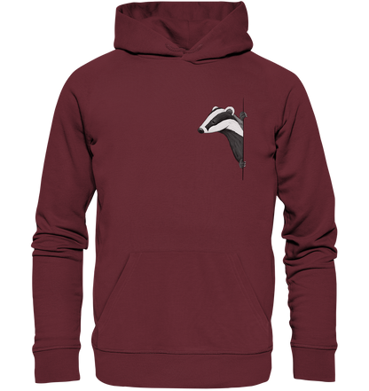 Lässiger Dachs Meister Grimbart - Organic Hoodie