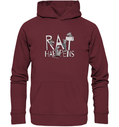 Rat Happens Ratten - Organic Hoodie