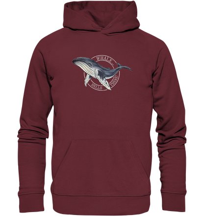 Whale, Hello There | Buckelwal - Organic Hoodie