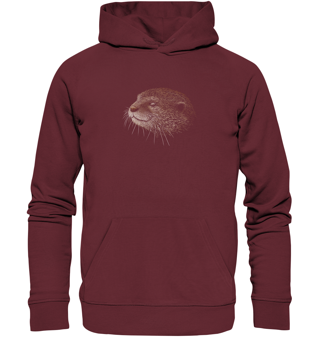 Otter Bleistift Zeichnung KritzelKunst - Organic Hoodie