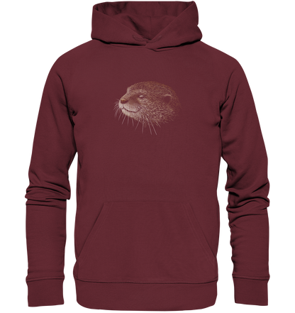 Otter Bleistift Zeichnung KritzelKunst - Organic Hoodie