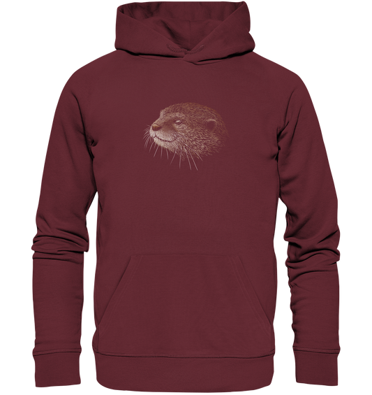 Otter Bleistift Zeichnung KritzelKunst - Organic Hoodie