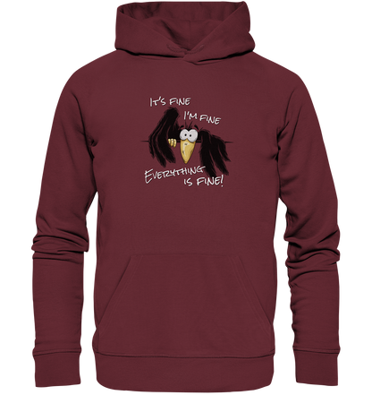 I’m Fine Rabe | Alles Gut Krähe - Organic Hoodie
