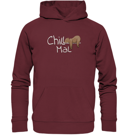 Chill Mal schläfriger Braunbär - Organic Hoodie