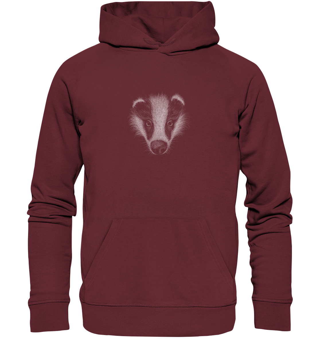 Kritzel-Kunst Dachs Illustration - Organic Hoodie