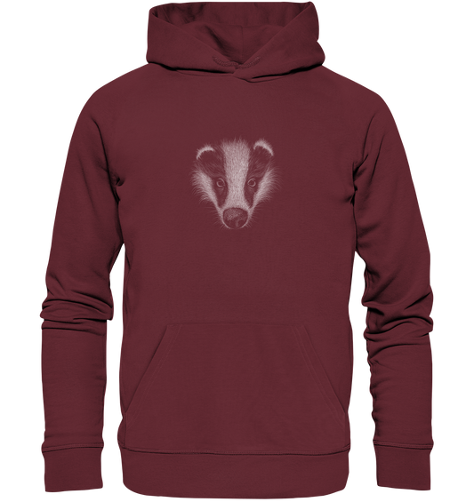 Kritzel-Kunst Dachs Illustration - Organic Hoodie