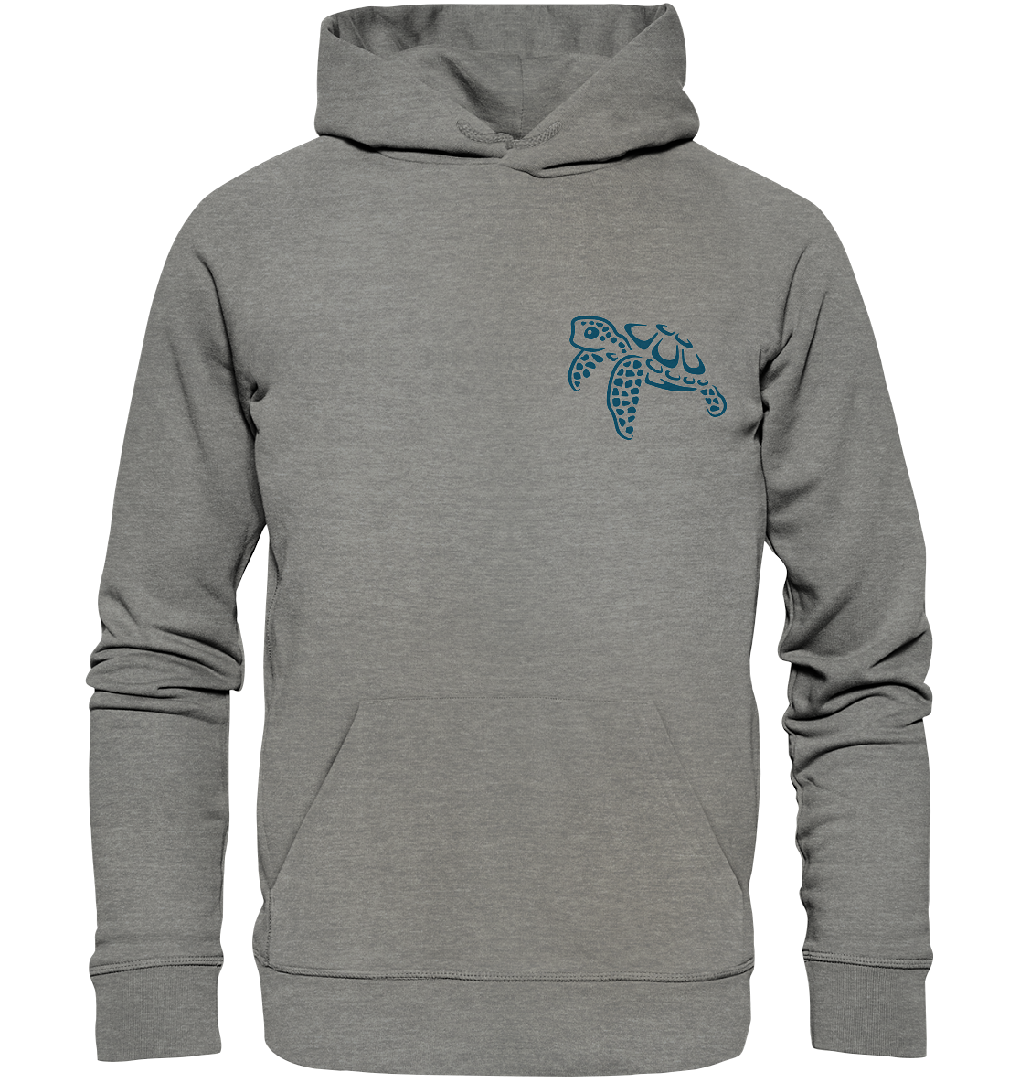 Lässig lustige Wasserschildkröte - Organic Hoodie