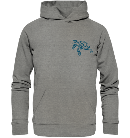 Lässig lustige Wasserschildkröte - Organic Hoodie