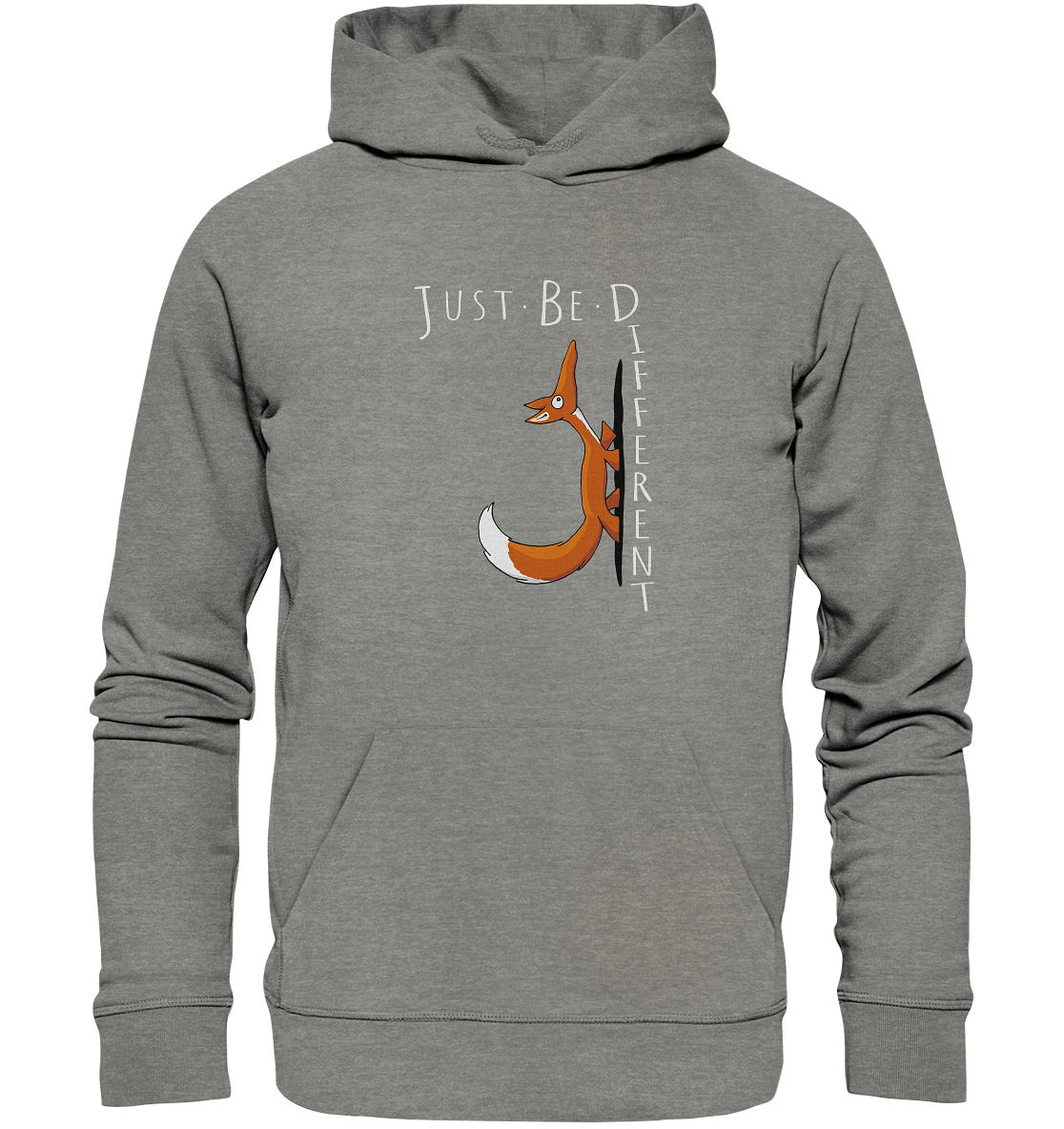 Just Be Different | Sei Anders, kleiner Fuchs - Organic Hoodie
