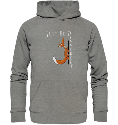 Just Be Different | Sei Anders, kleiner Fuchs - Organic Hoodie