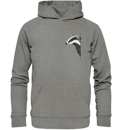 Lässiger Dachs Meister Grimbart - Organic Hoodie