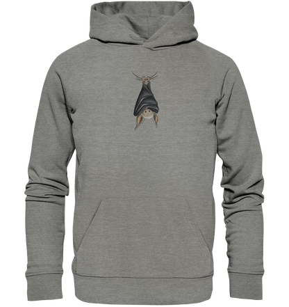 Lustig chillende Fledermaus - Organic Hoodie