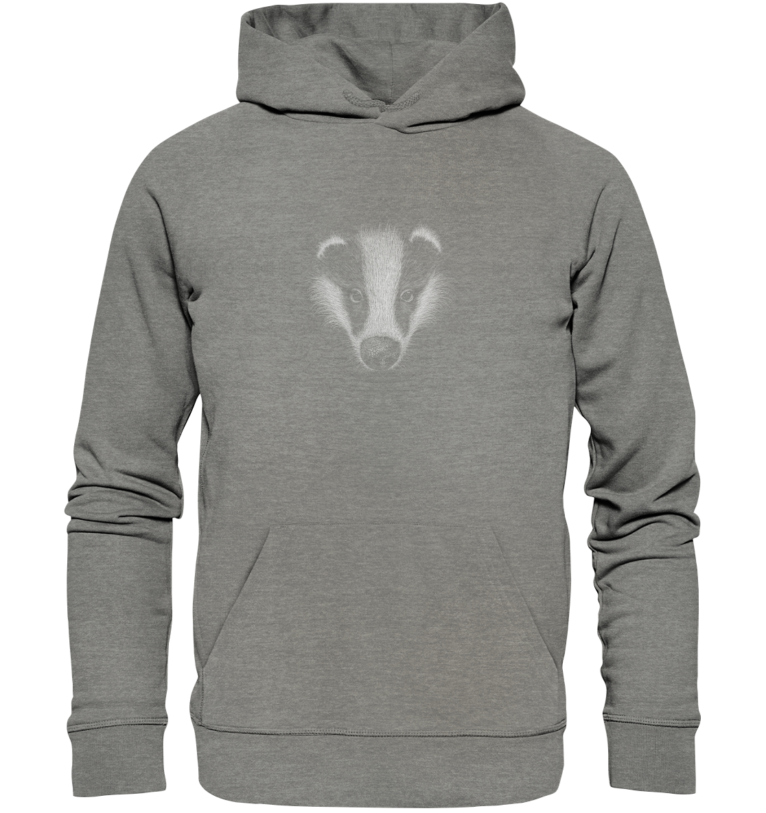 Kritzel-Kunst Dachs Illustration - Organic Hoodie