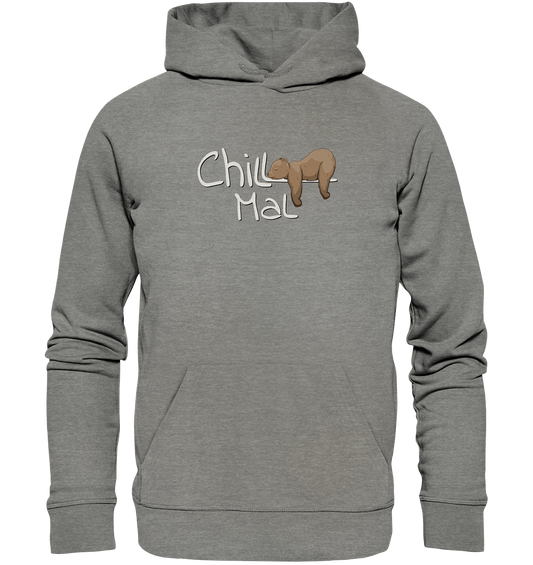 Chill Mal schläfriger Braunbär - Organic Hoodie