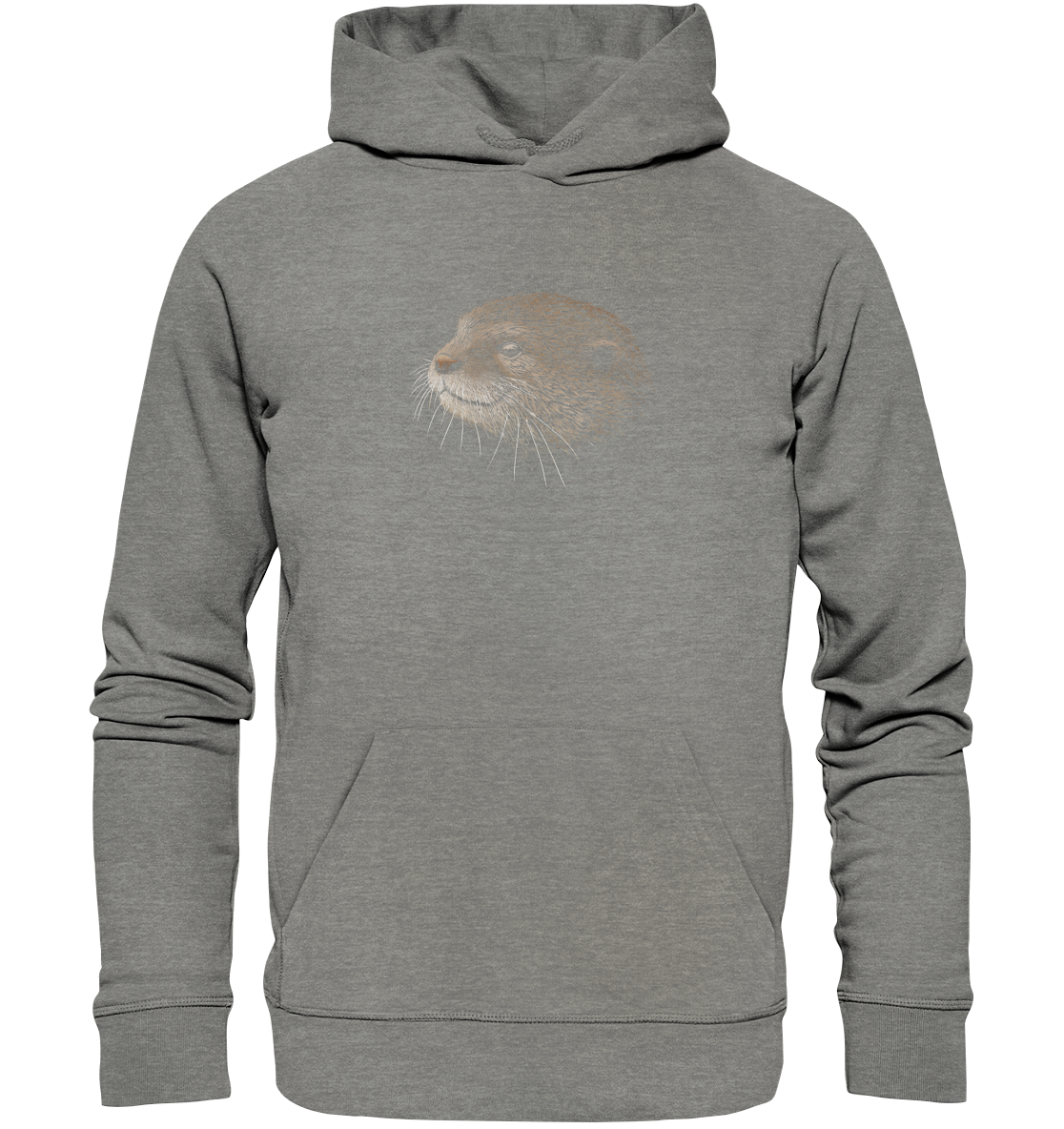 Otter Bleistift Zeichnung KritzelKunst - Organic Hoodie