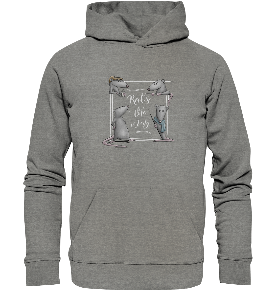 Rat’s The Way Kaffeehaus Ratten - Organic Hoodie