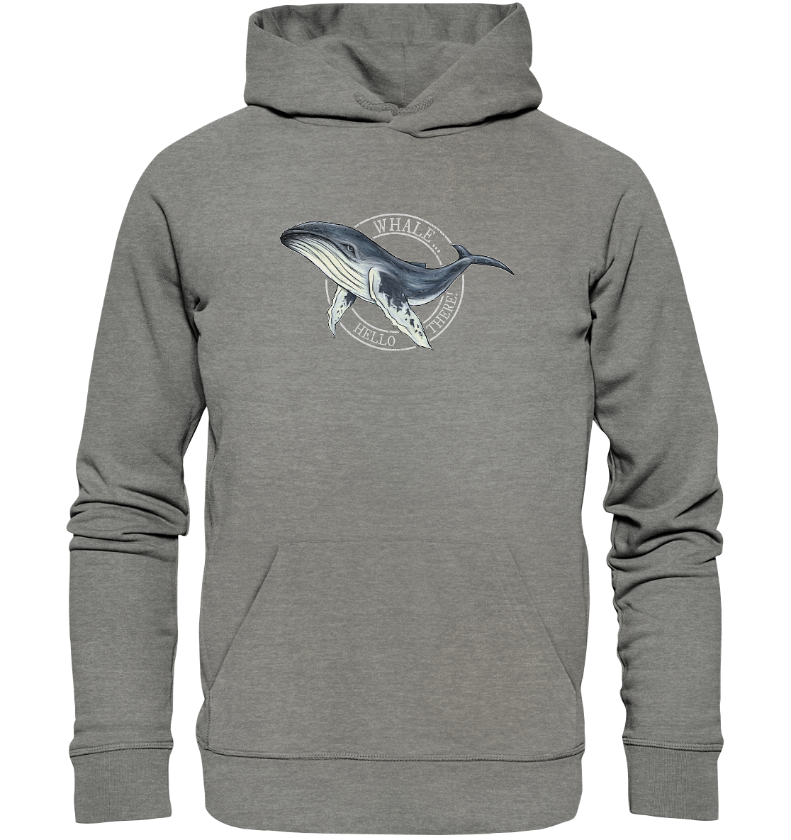 Whale, Hello There | Buckelwal - Organic Hoodie