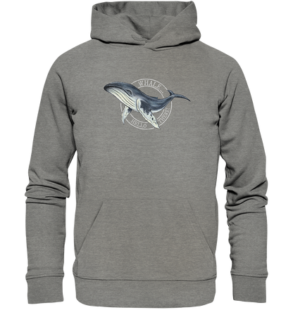 Whale, Hello There | Buckelwal - Organic Hoodie