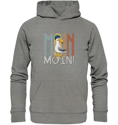 Moin Moin norddeutsche Möwe - Organic Hoodie
