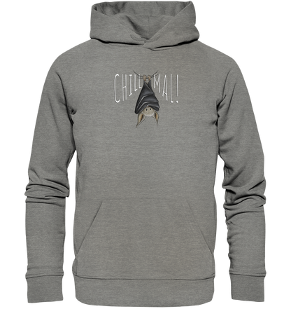 Chill Mal gemütliche Fledermaus - Organic Hoodie